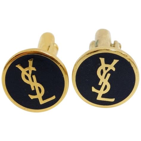 ysl cuff links